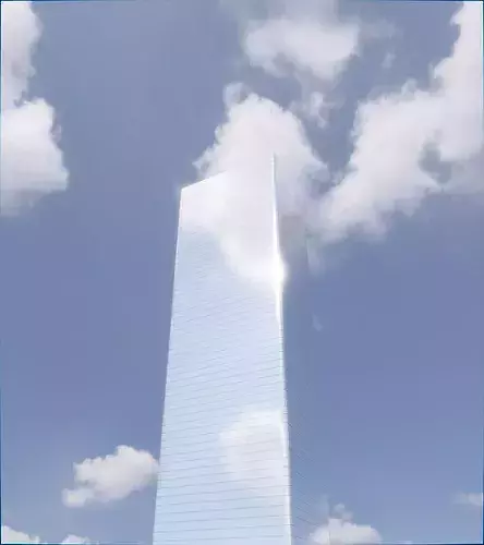 Parametric Building 1a10 3D model 7