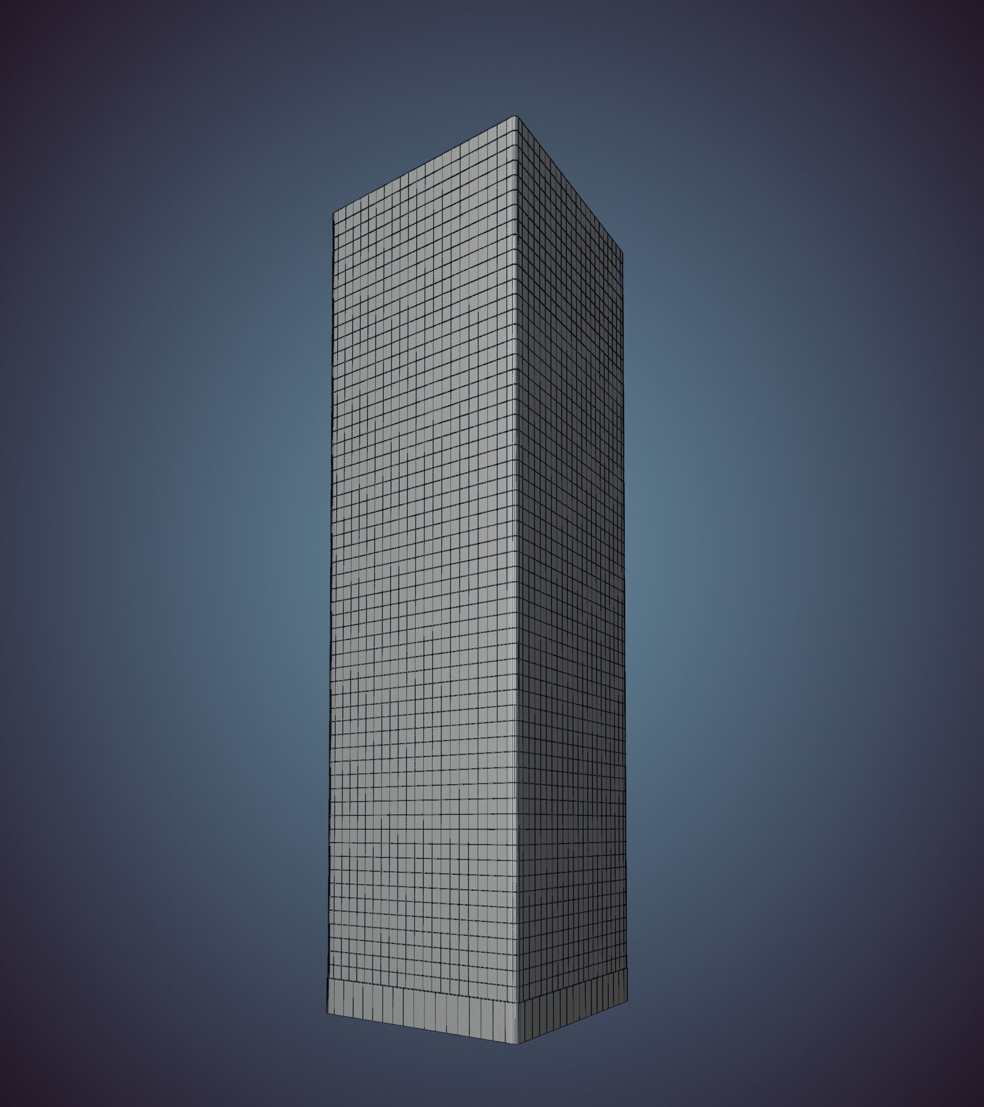 Parametric Building 1a10 3D model_43