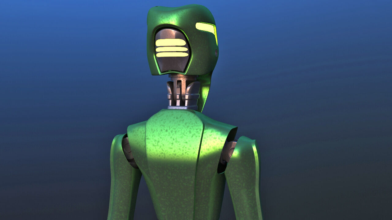 Robot Alien 3D model_15