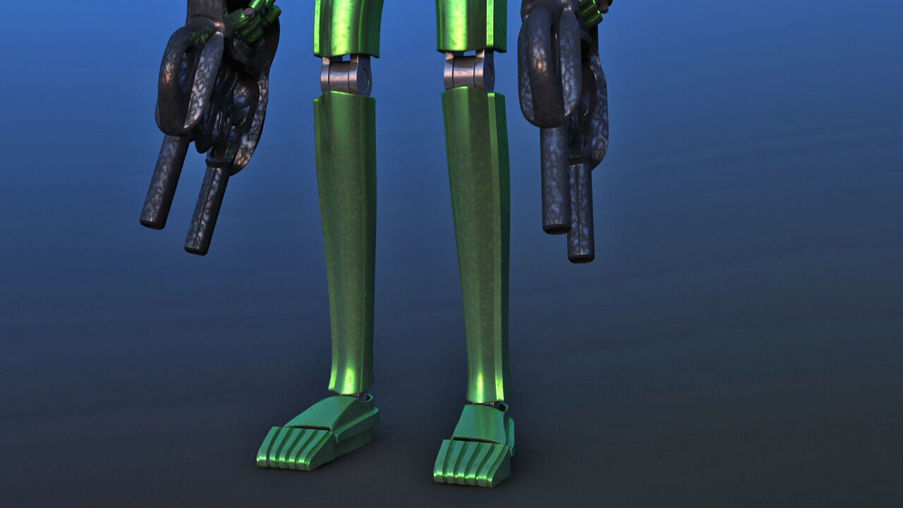 Robot Alien 3D model_22