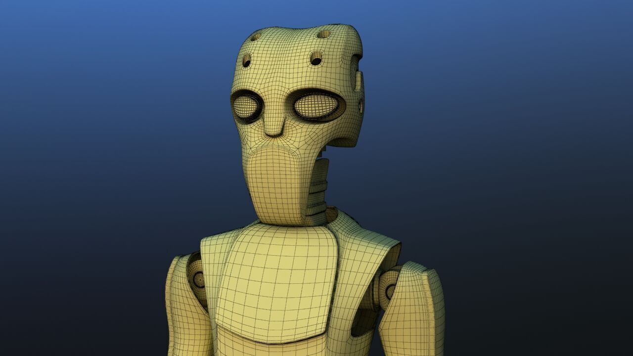 Robot Alien 3D model_30