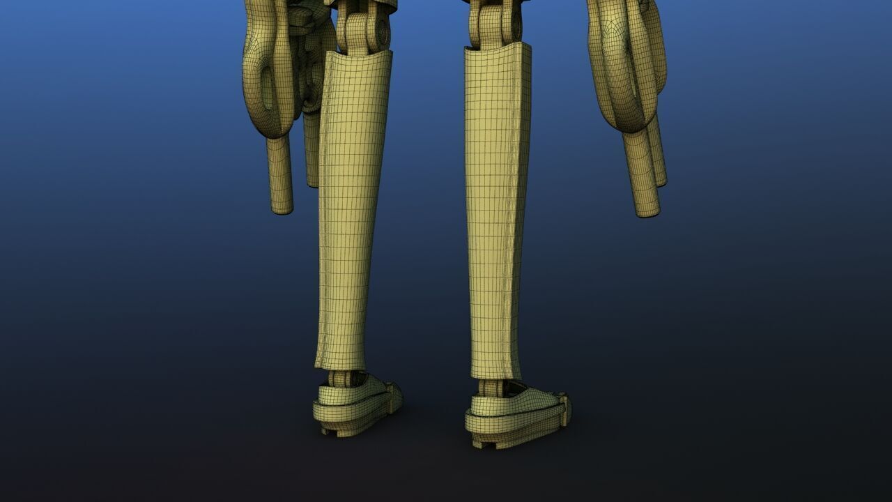 Robot Alien 3D model_39