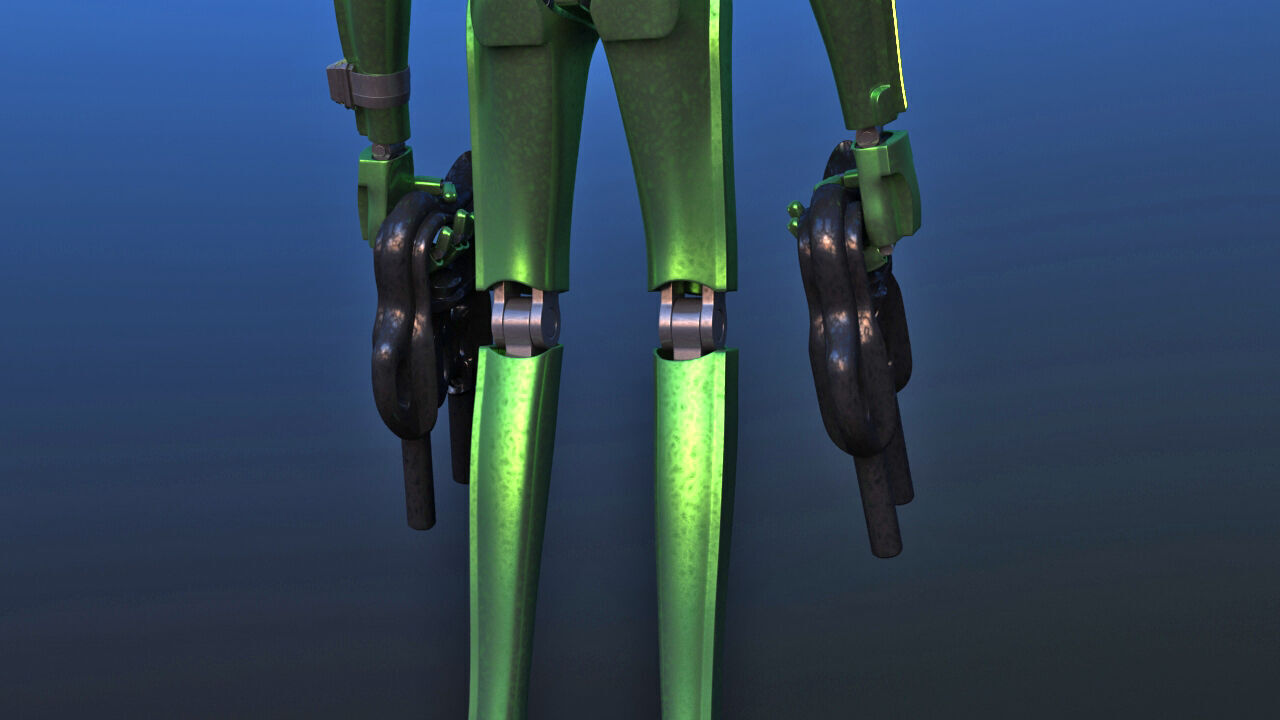 Robot Alien 3D model_21