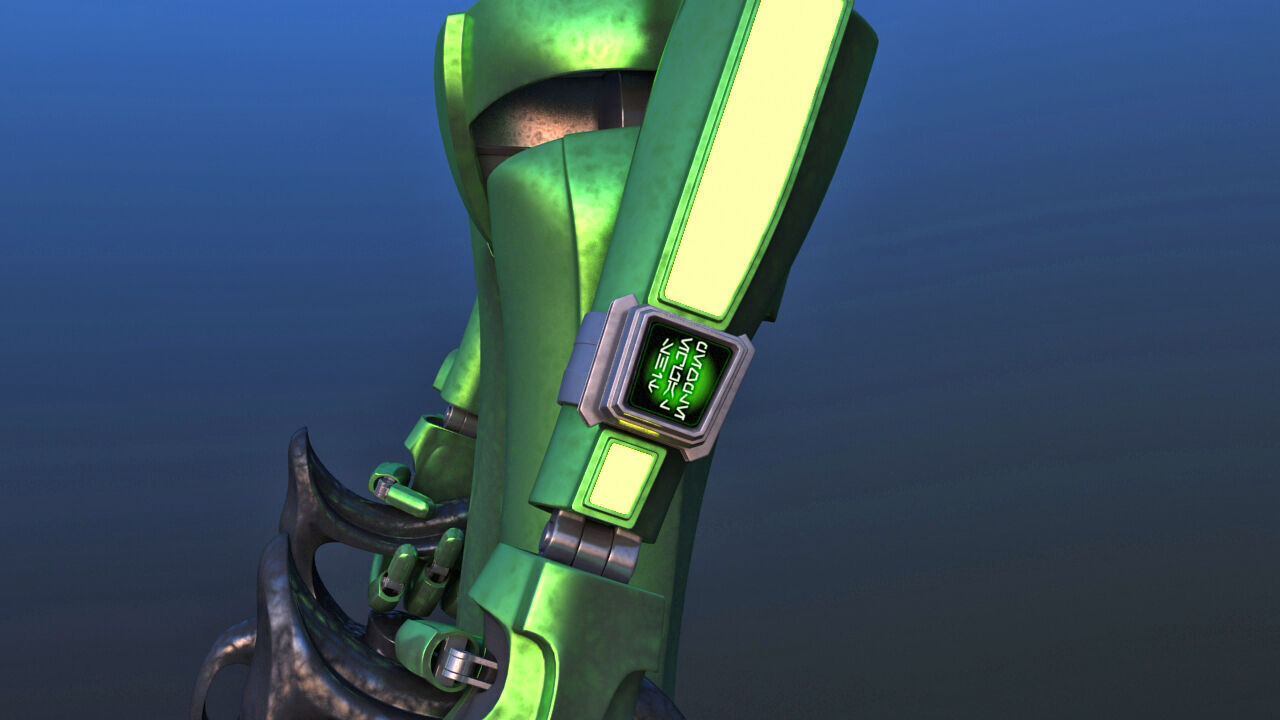 Robot Alien 3D model_29