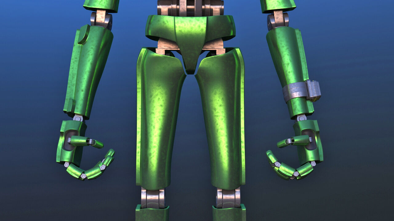 Robot Alien 3D model_27