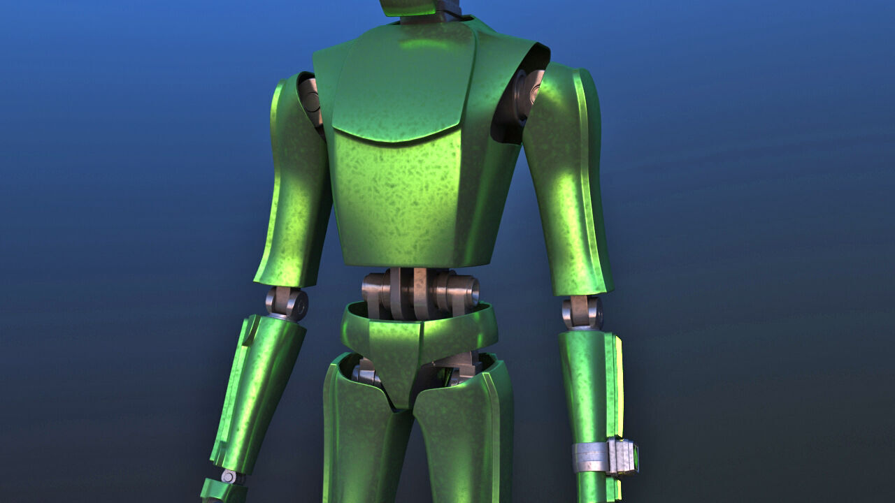 Robot Alien 3D model_16