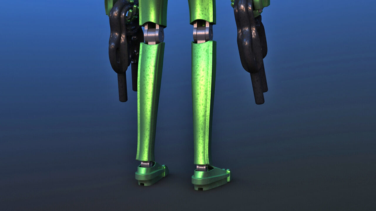 Robot Alien 3D model_23