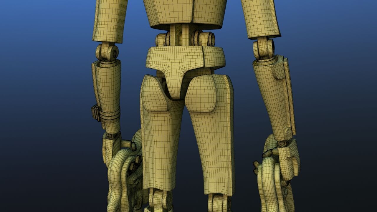 Robot Alien 3D model_35