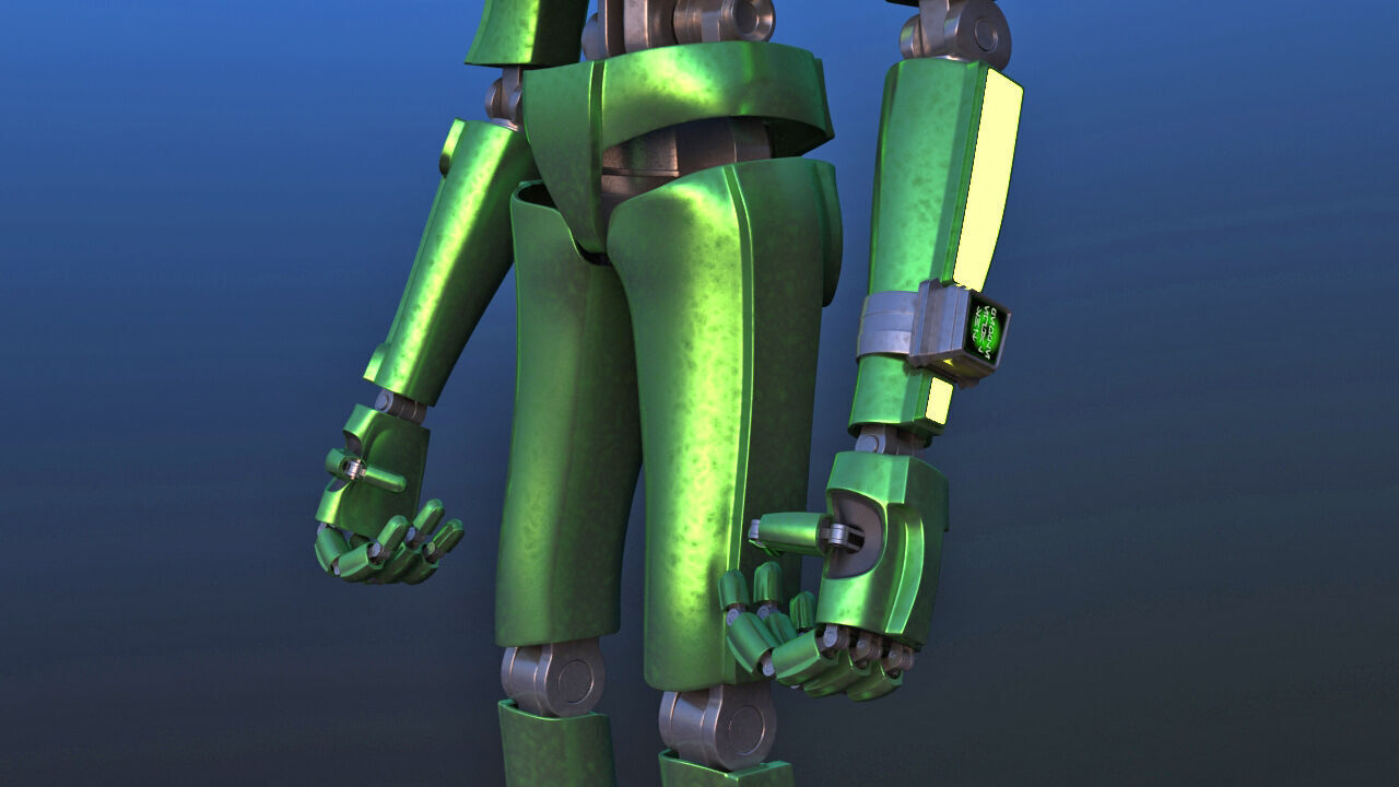 Robot Alien 3D model_26