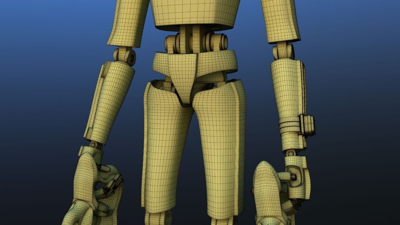 Robot Alien 3D model_34