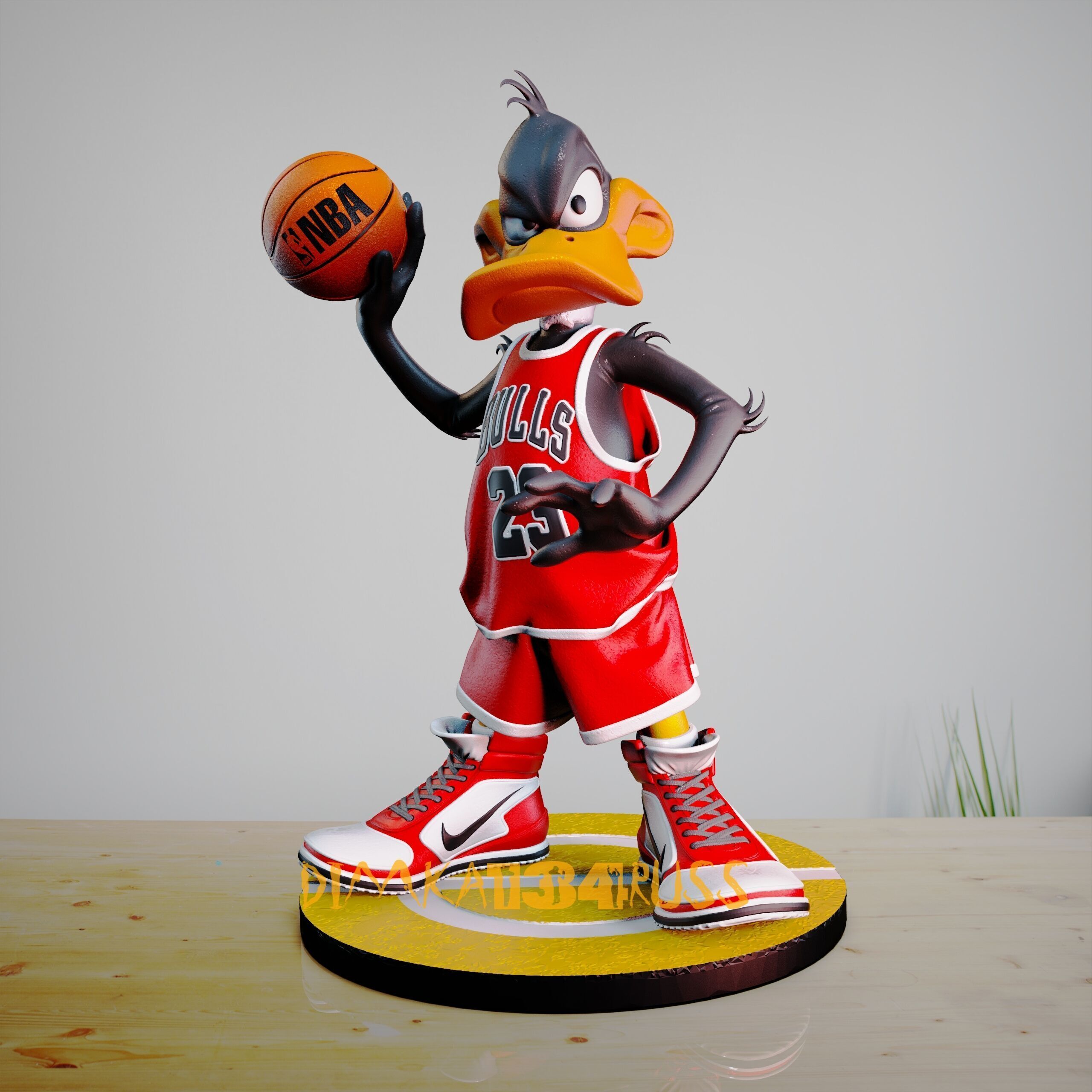 Daffy Duck 3D print model_1