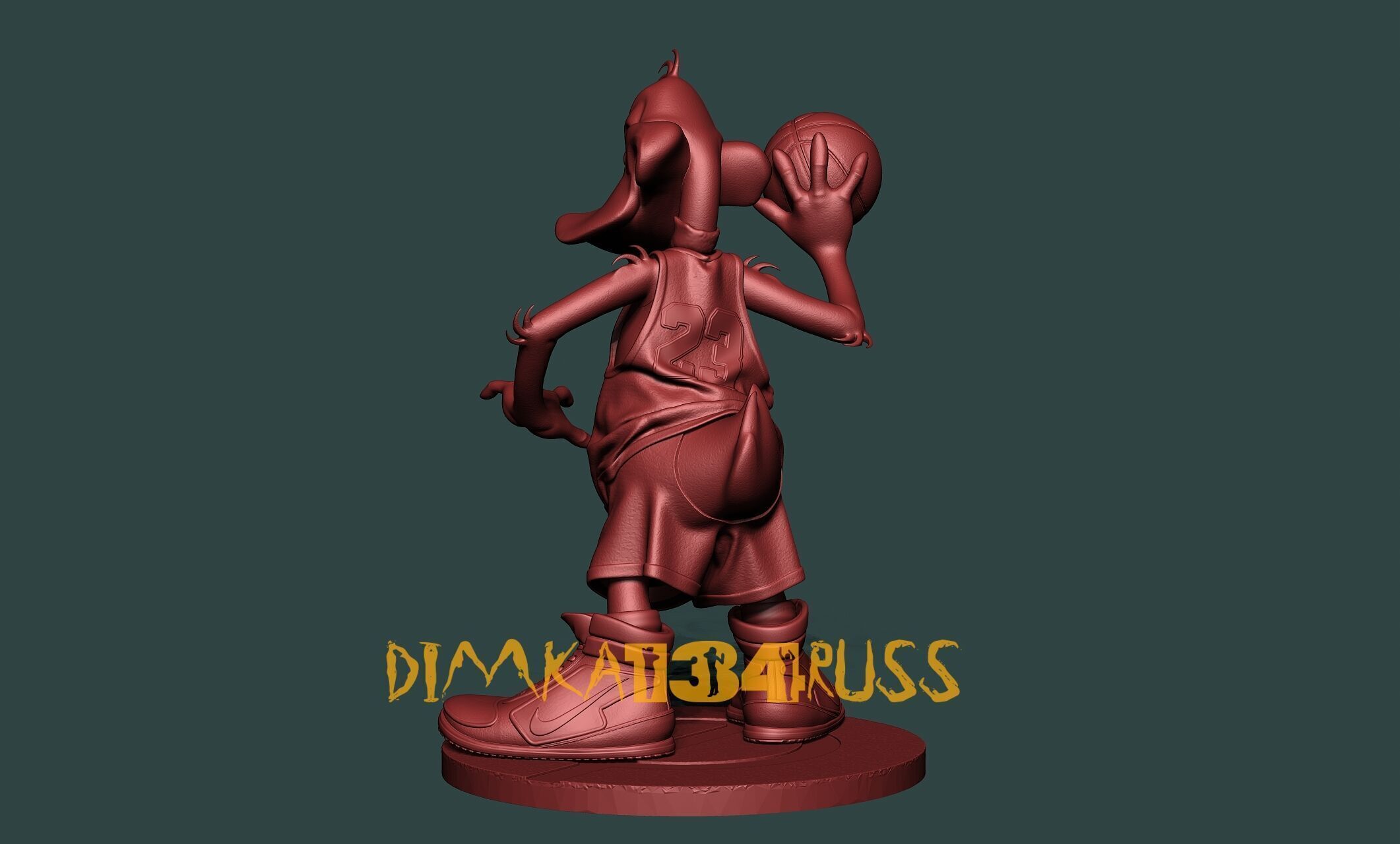 Daffy Duck 3D print model_13