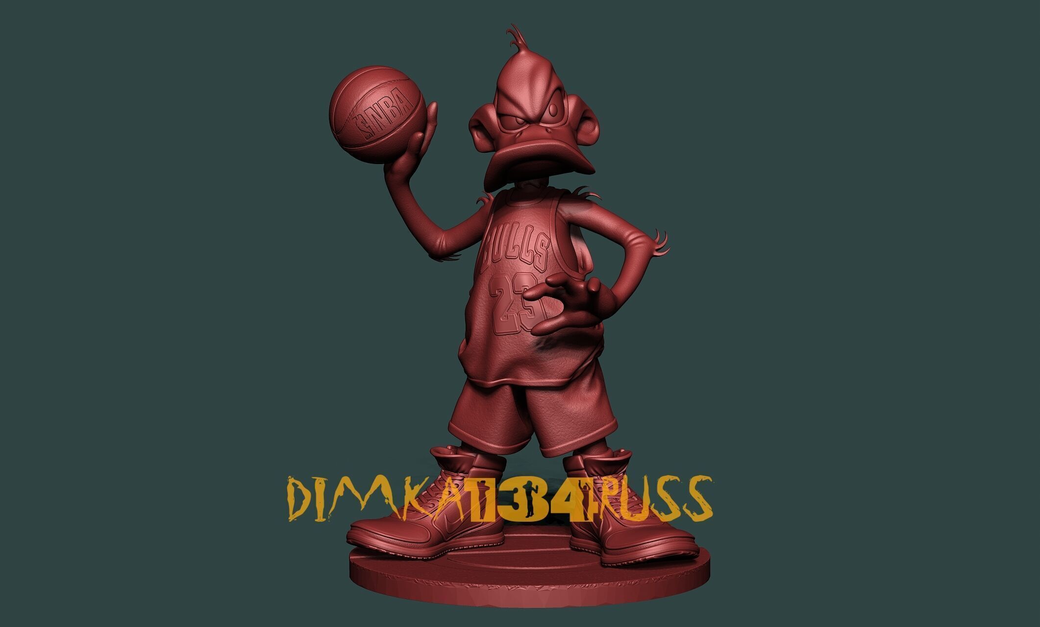 Daffy Duck 3D print model_14