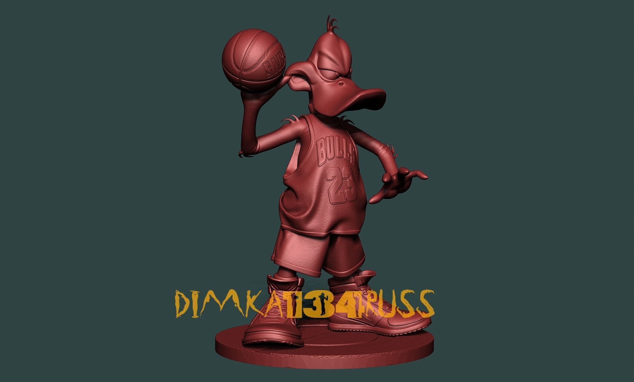 Daffy Duck 3D print model_19