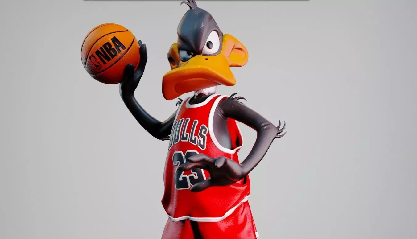 Daffy Duck 3D print model_0