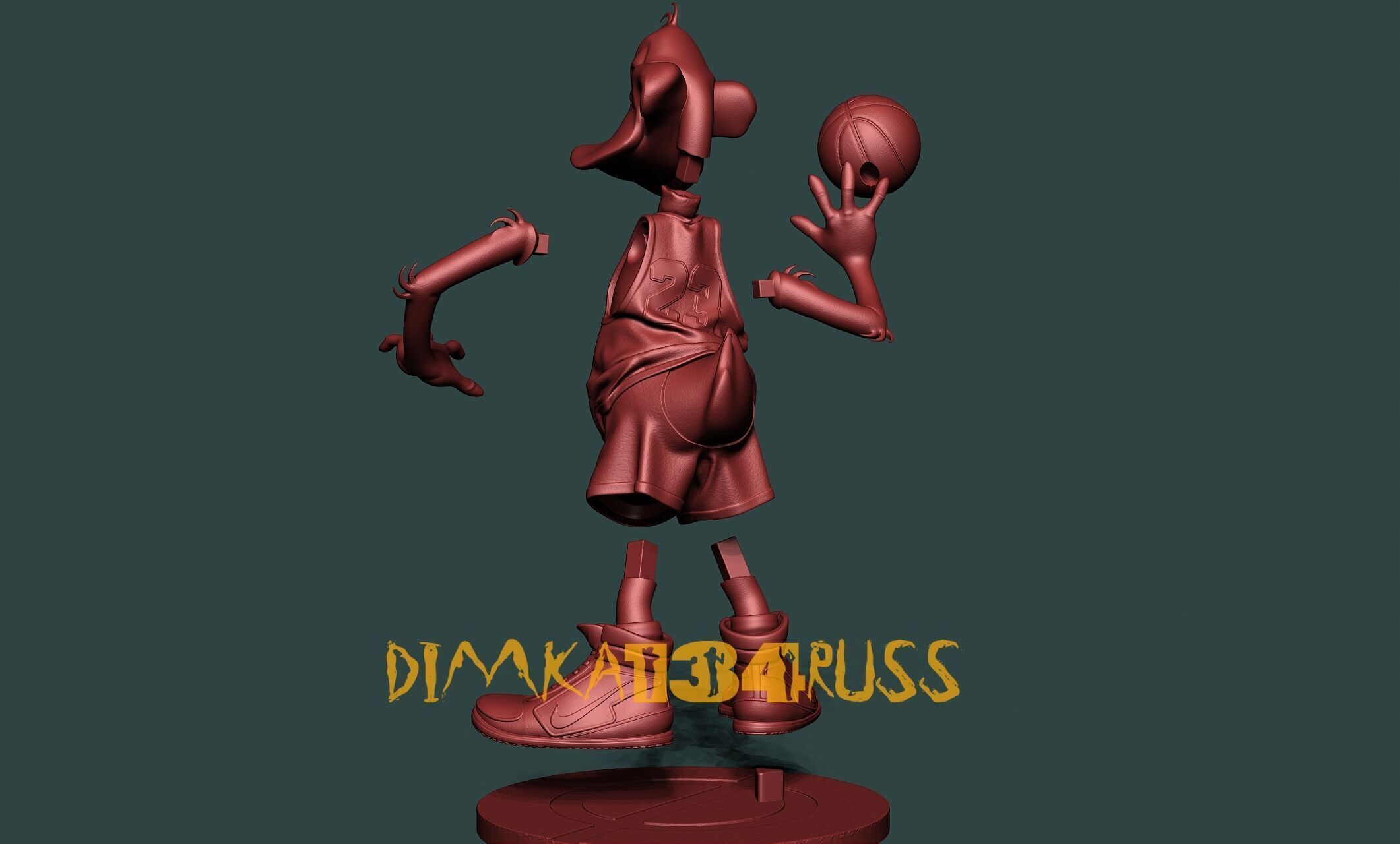 Daffy Duck 3D print model_10