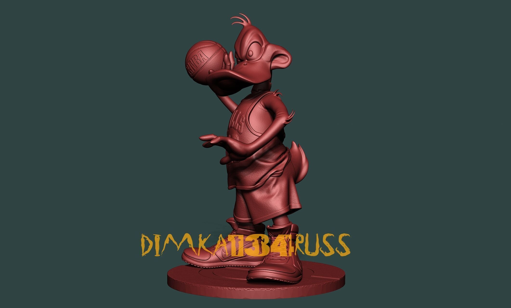 Daffy Duck 3D print model_7
