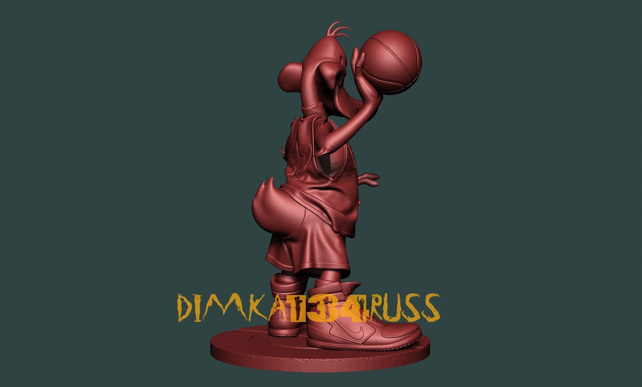 Daffy Duck 3D print model_17
