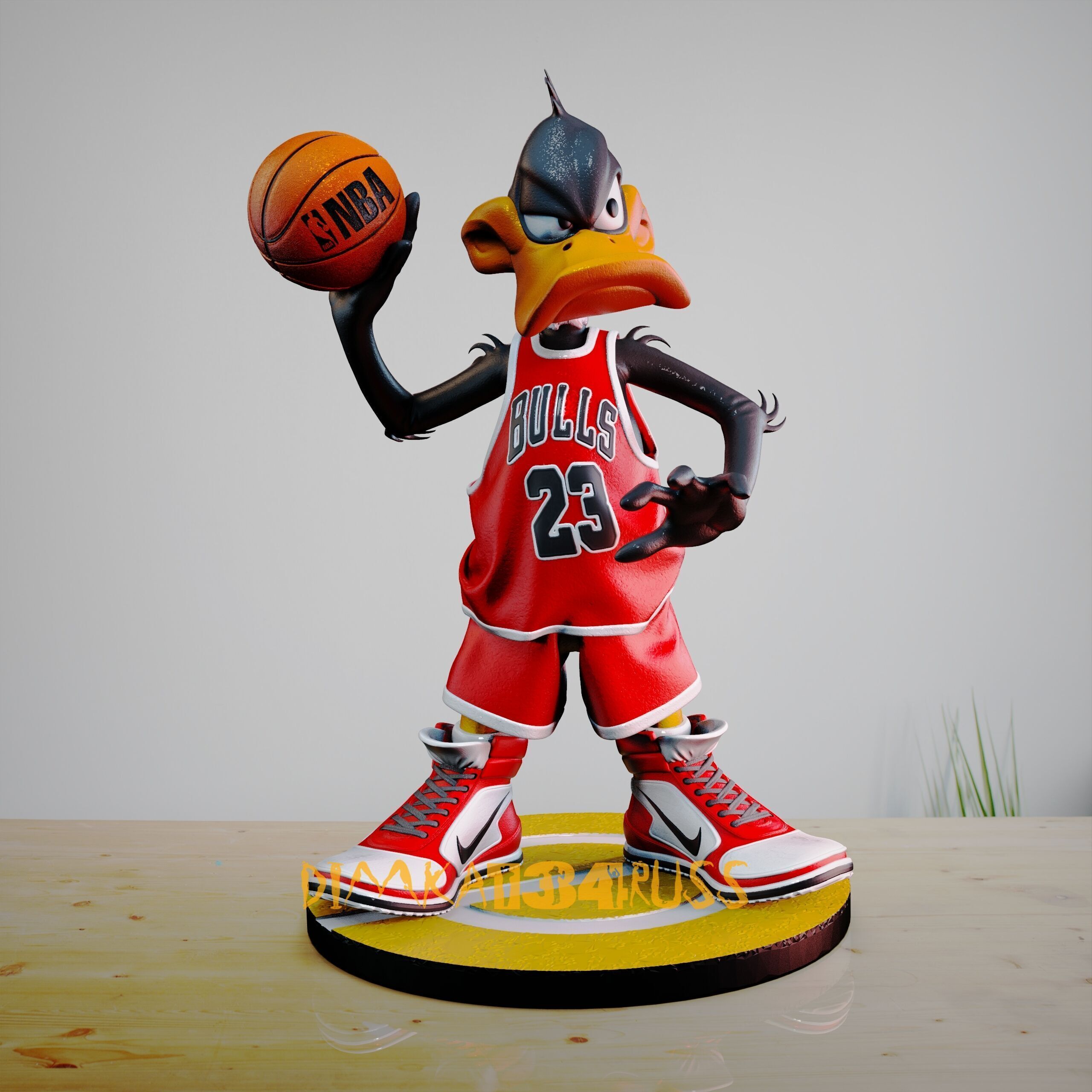 Daffy Duck 3D print model_2