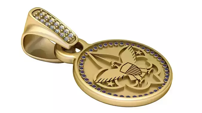 Annual Meeting  PANDANT 3D PRINTABLE MODAL 