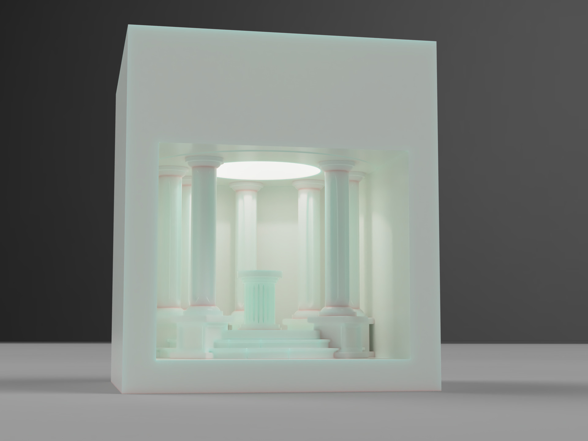 3D Modular Wall Night Light Cube Lamp Design STL STEP OBJ 3D print model_4