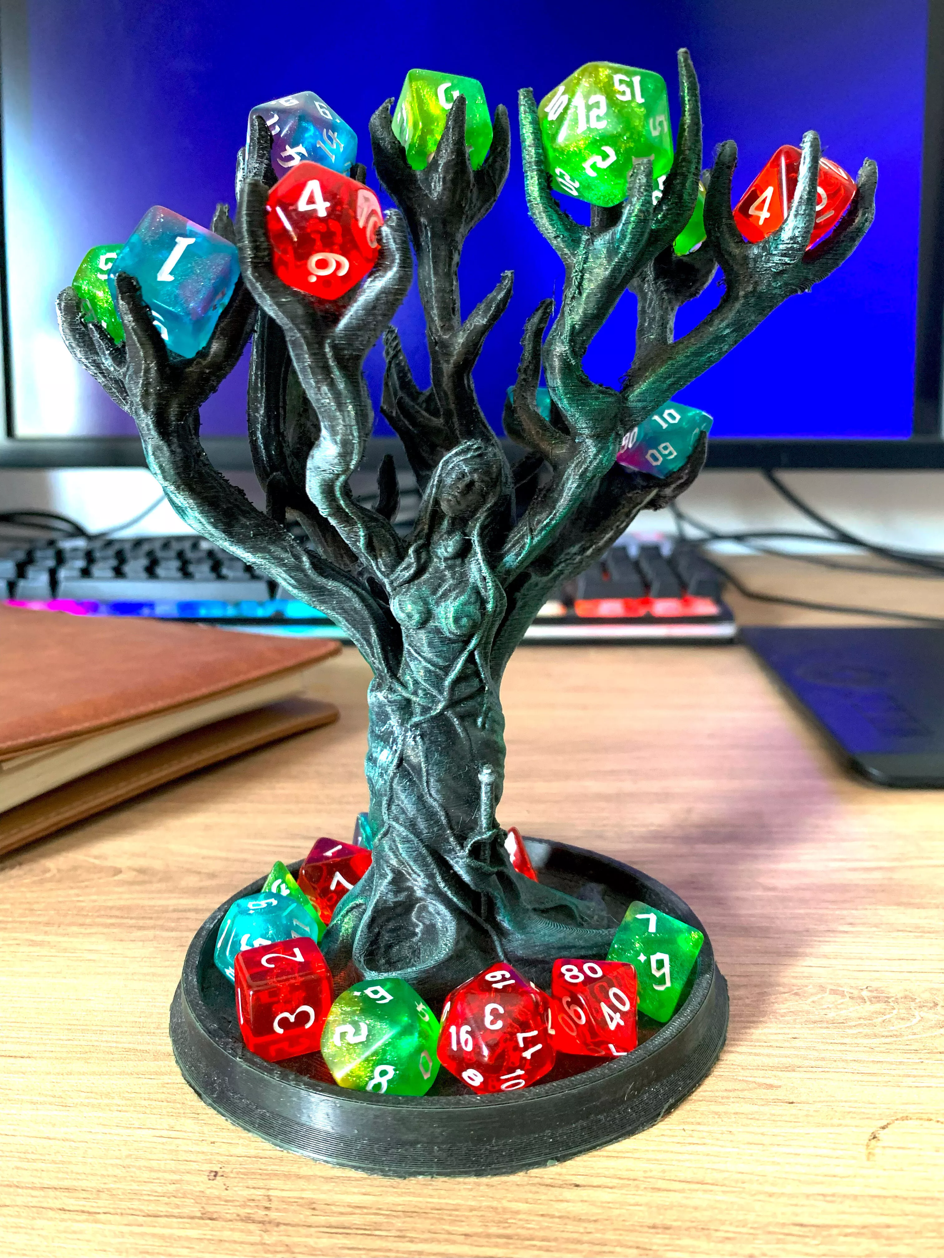 Cursed Dice Tree 3D print model