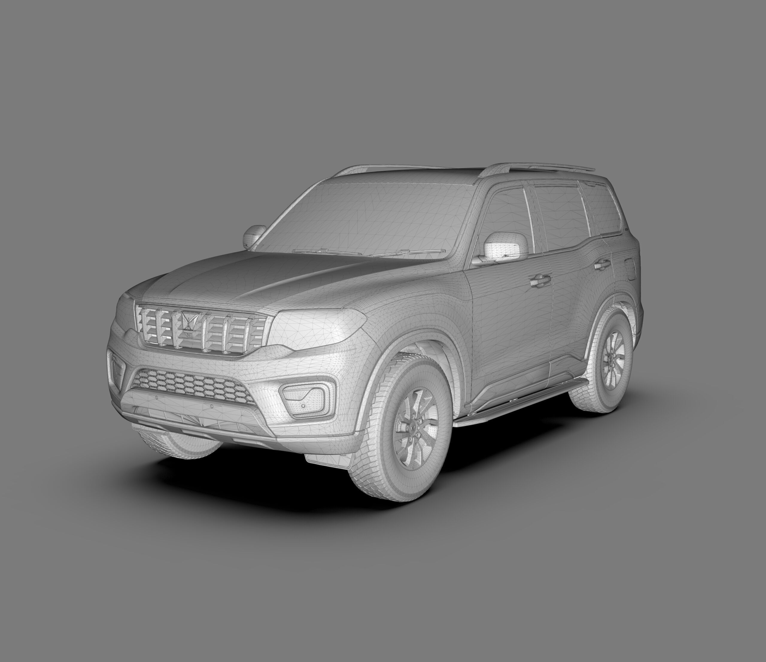 Mahindra Scorpio-N 2022 3D model_14