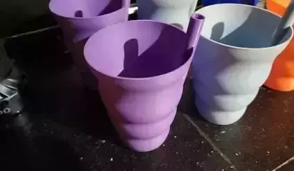 cup and straw model