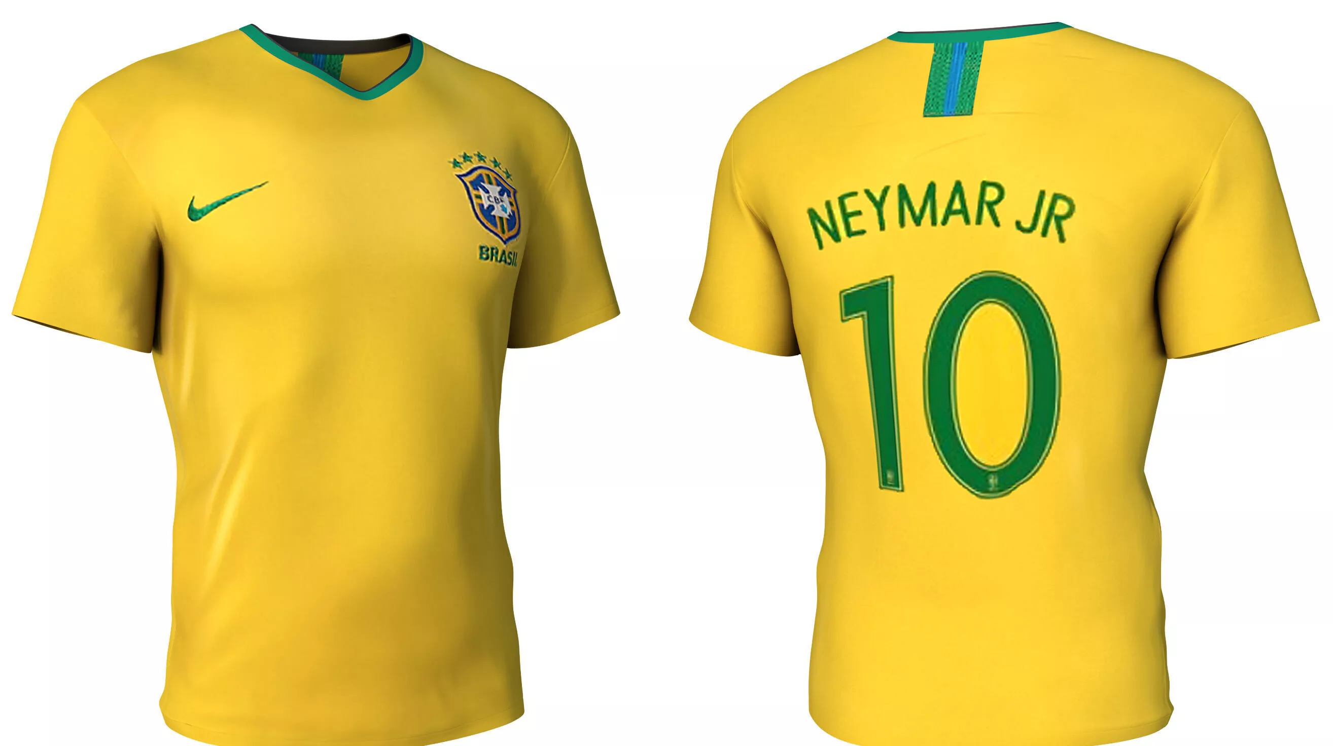 T-Shirt FC Brasil Free 3D model