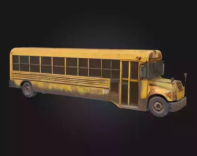 Abandoned School Bus  Eerie Silence of Forgotten Journeys