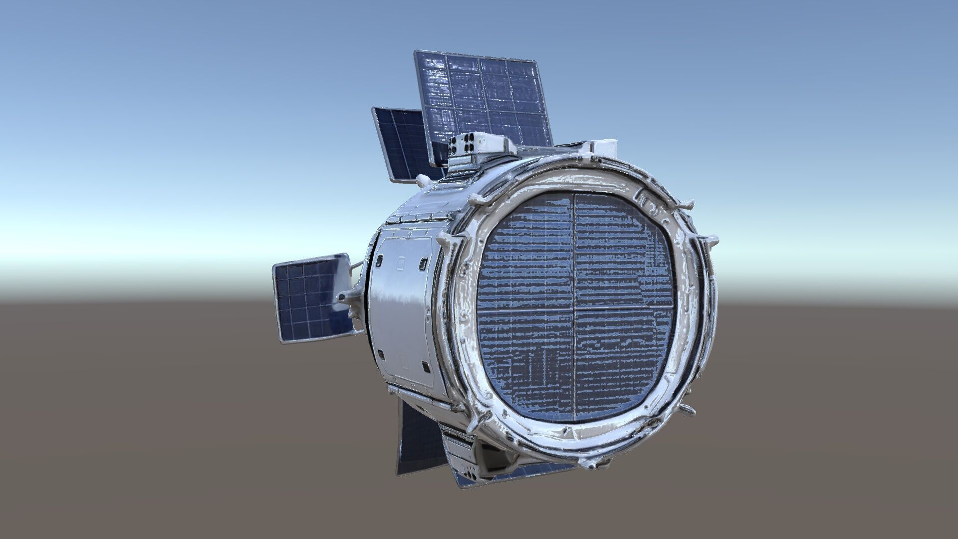 Space Satellite Module D Model Pack Low-poly 3D model_6