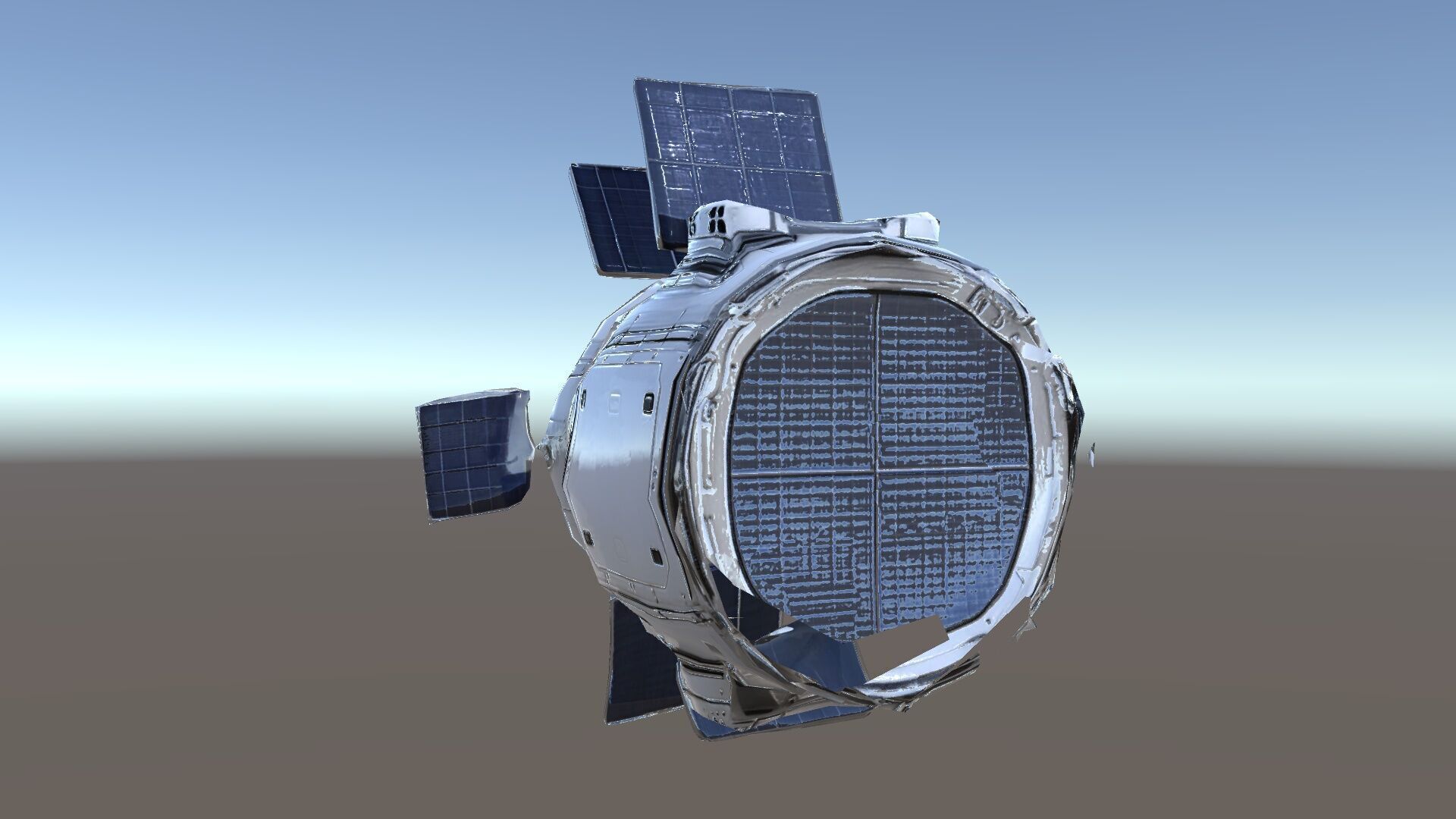 Space Satellite Module D Model Pack Low-poly 3D model_22