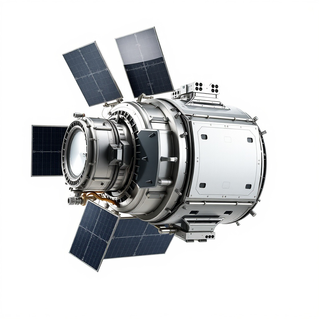 Space Satellite Module D Model Pack Low-poly 3D model_4