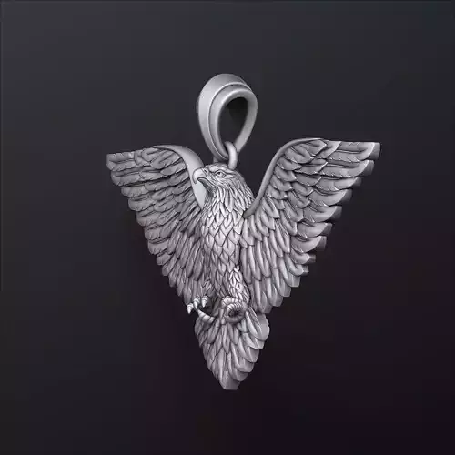 Eagle Pendant 3d 3D print model