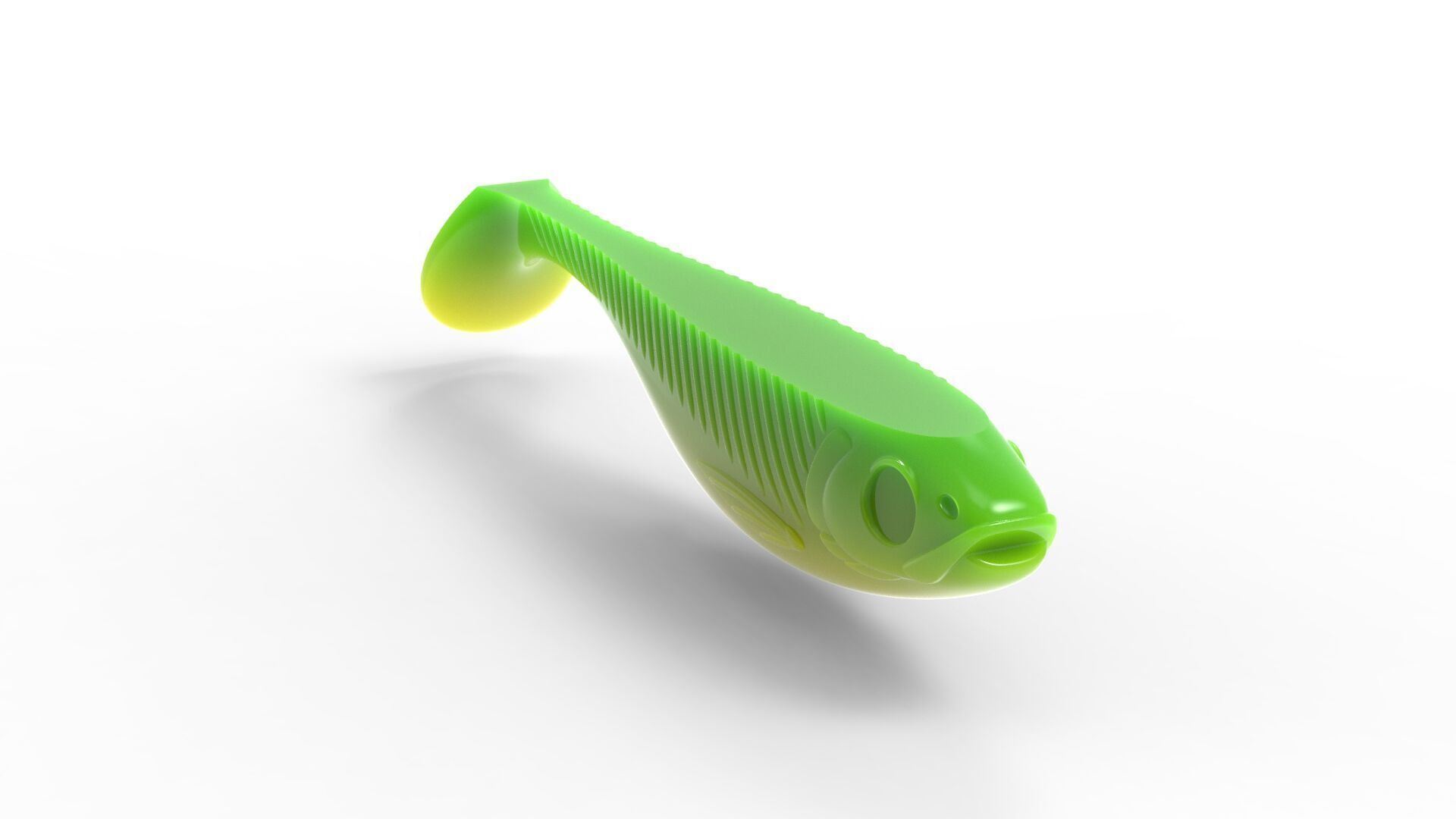 Open pour mold for swimbait 150mm 3D print model_20