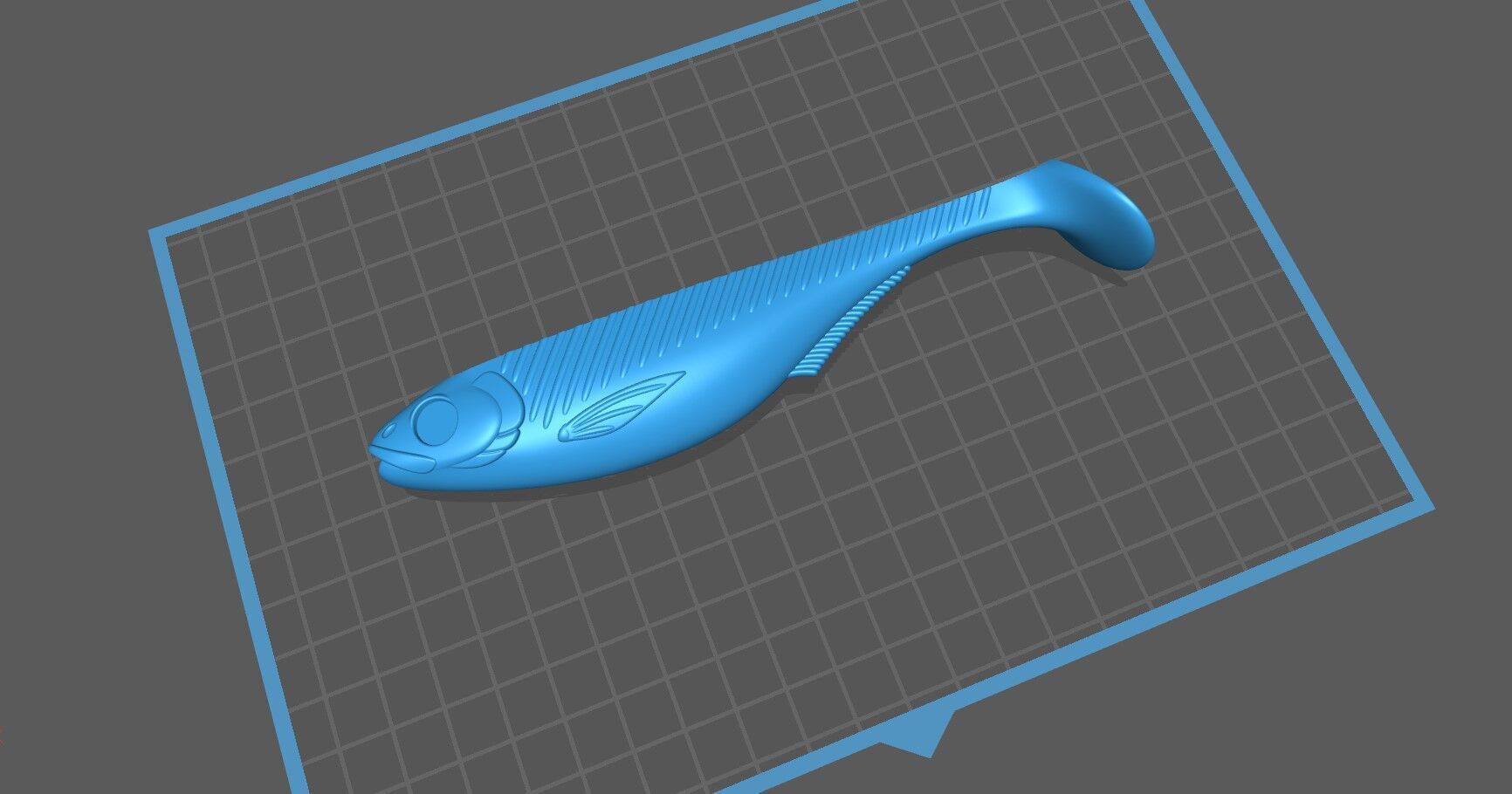 Open pour mold for swimbait 150mm 3D print model_26