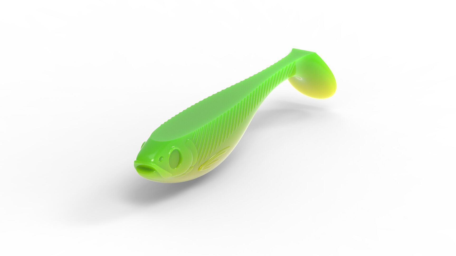 Open pour mold for swimbait 150mm 3D print model_17