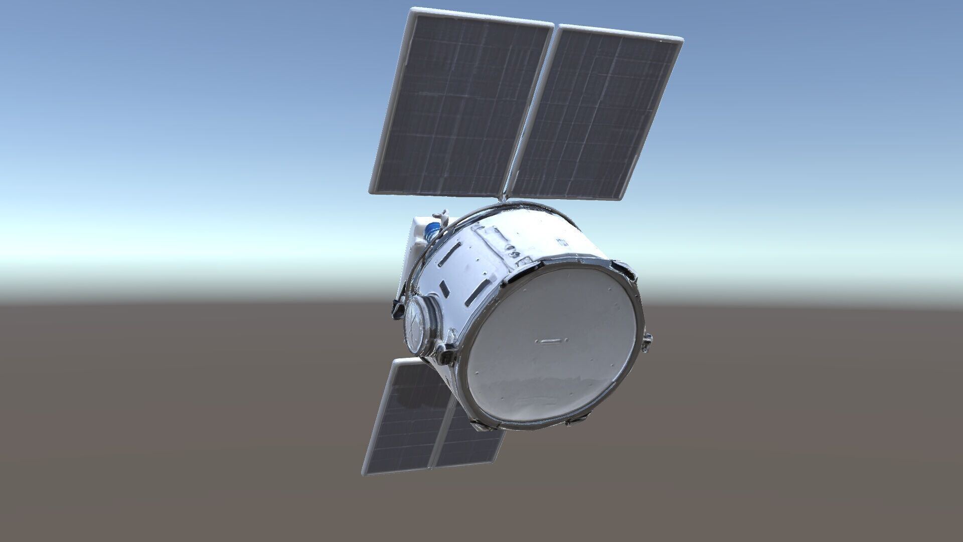 Realistic Satellite Model Pack Low-poly 3D model_6