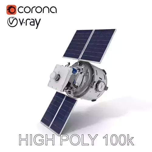 Realistic Satellite Model Pack