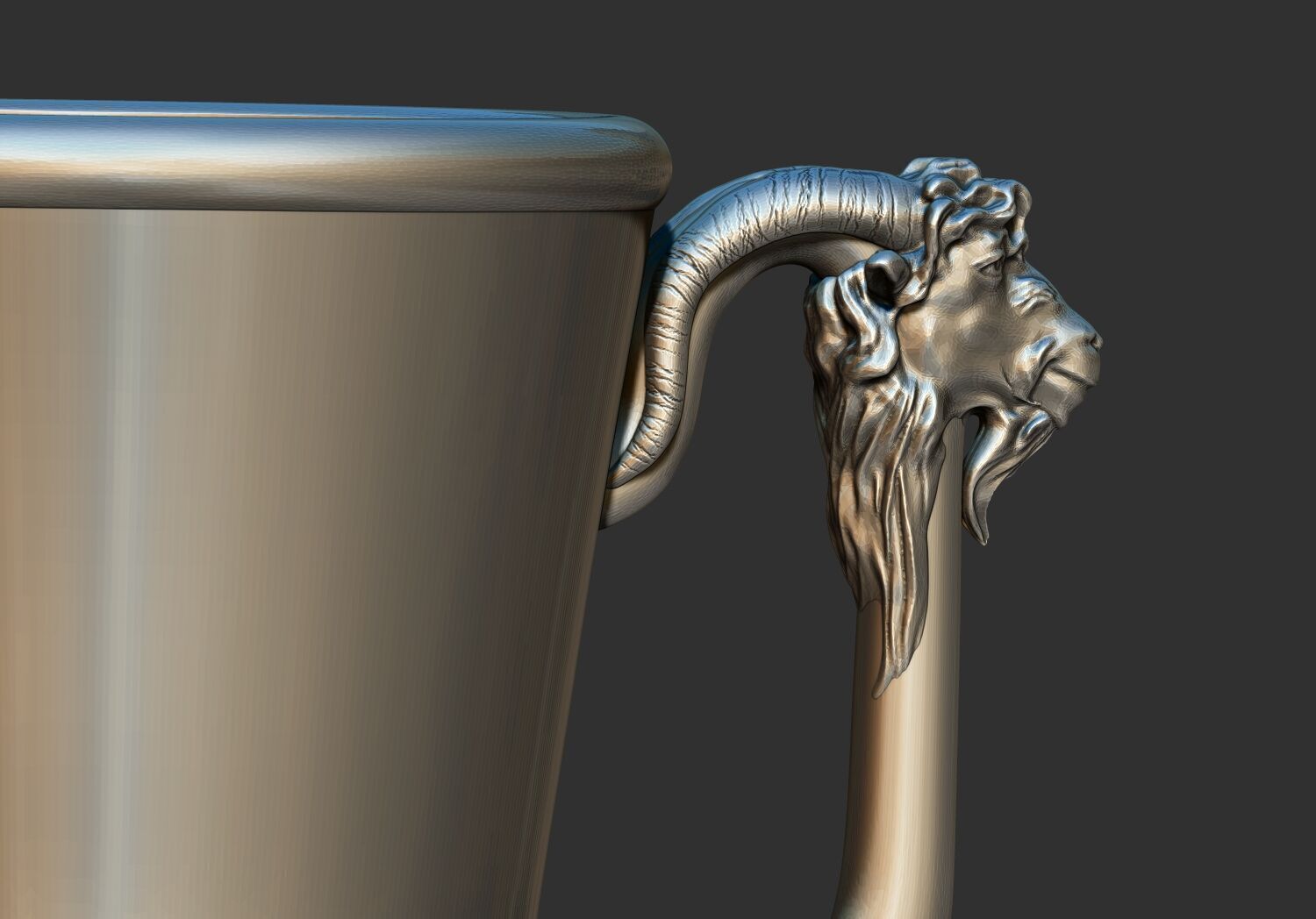 Egyptian Pottery jar jug 3d printable model 3D print model_4