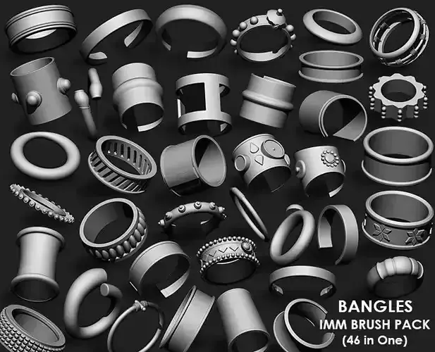 Bangles IMM Brush Pack 46 in One