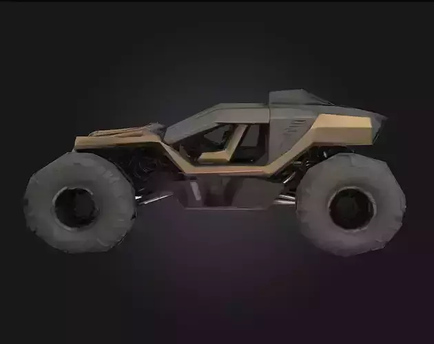 Desert Rover Rugged Explorer for Harsh Terrains 3D model Desert Rover Rugged Explorer for Harsh Terrains 3D model