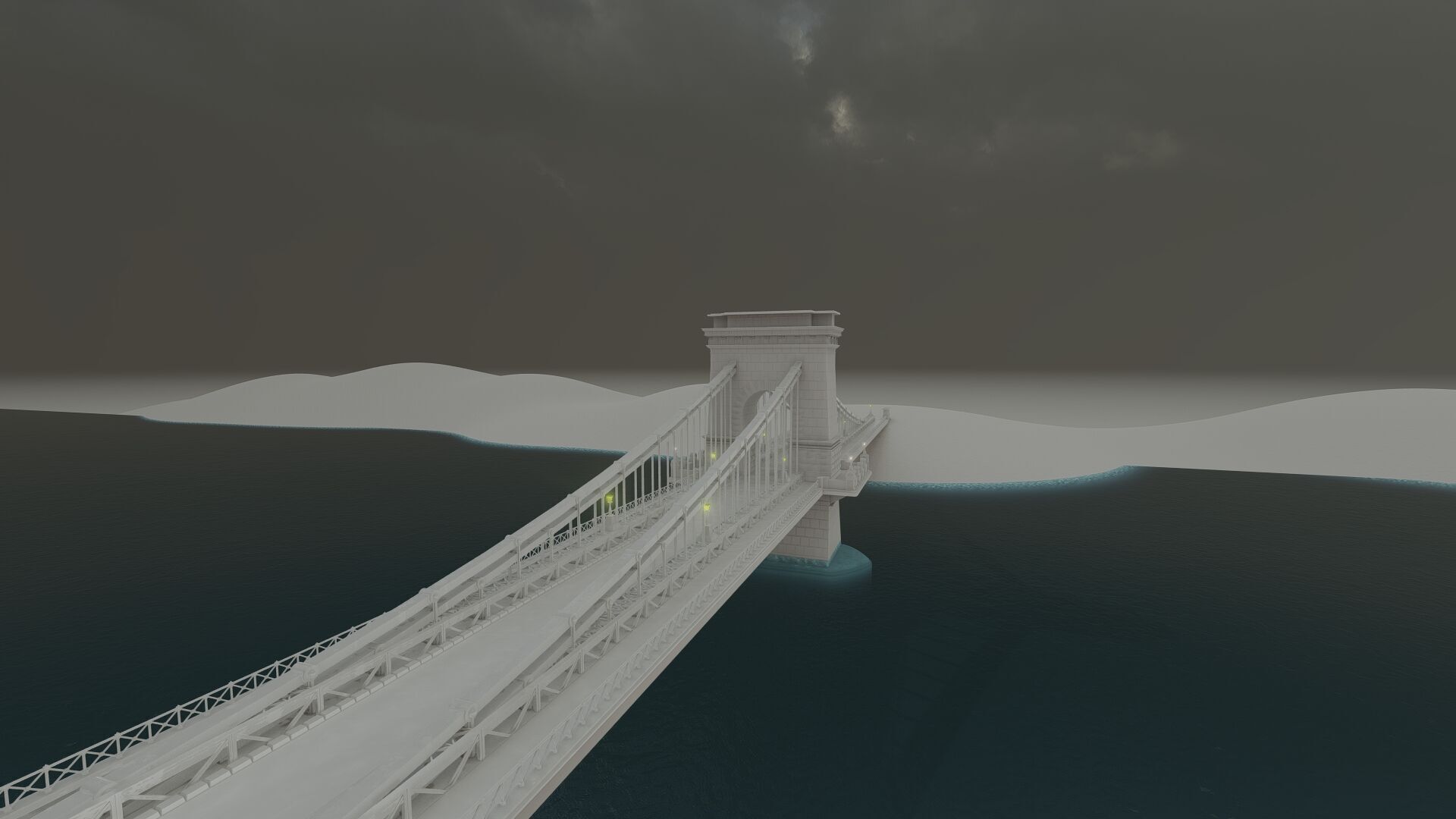 EUROPEAN HISTORICAL SUSPENDED BRIDGE 3D model_33