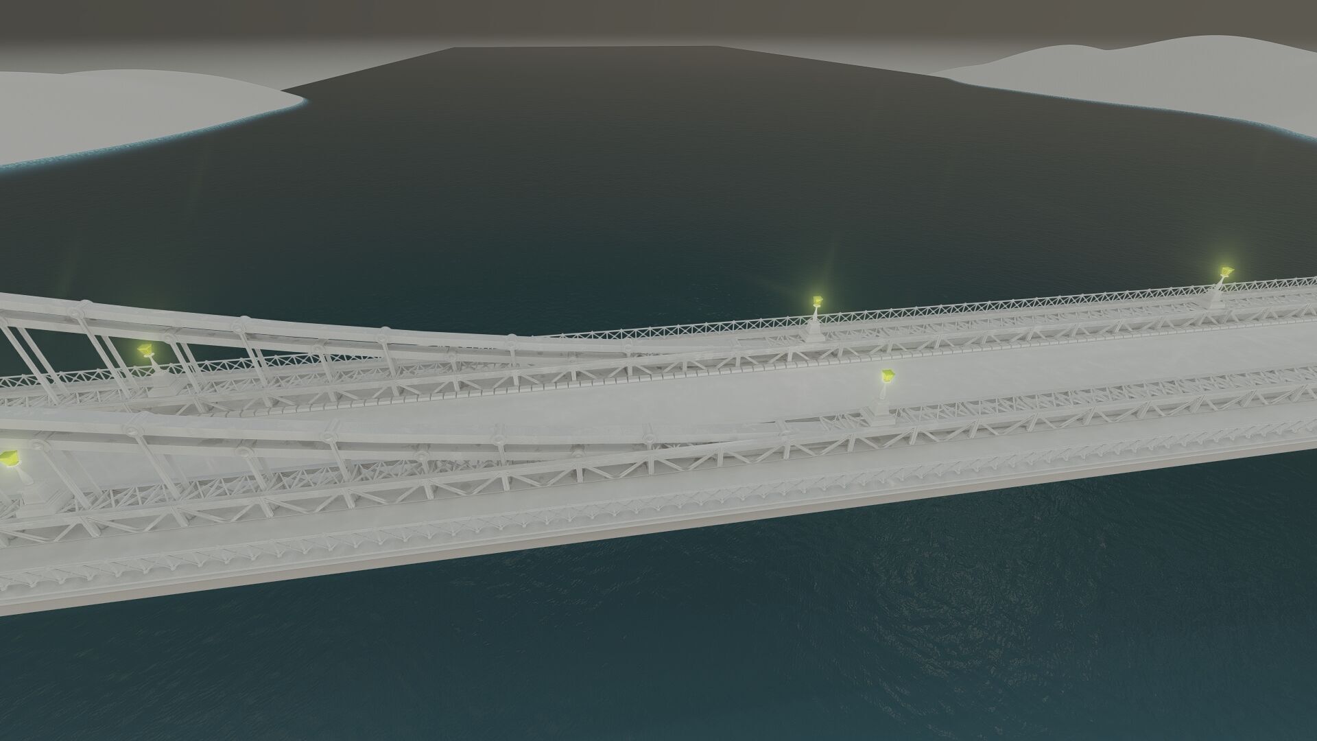 EUROPEAN HISTORICAL SUSPENDED BRIDGE 3D model_32