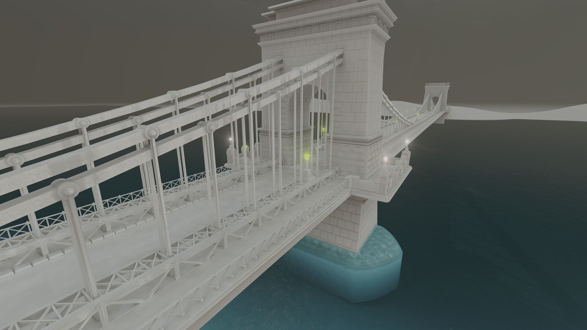EUROPEAN HISTORICAL SUSPENDED BRIDGE 3D model_29