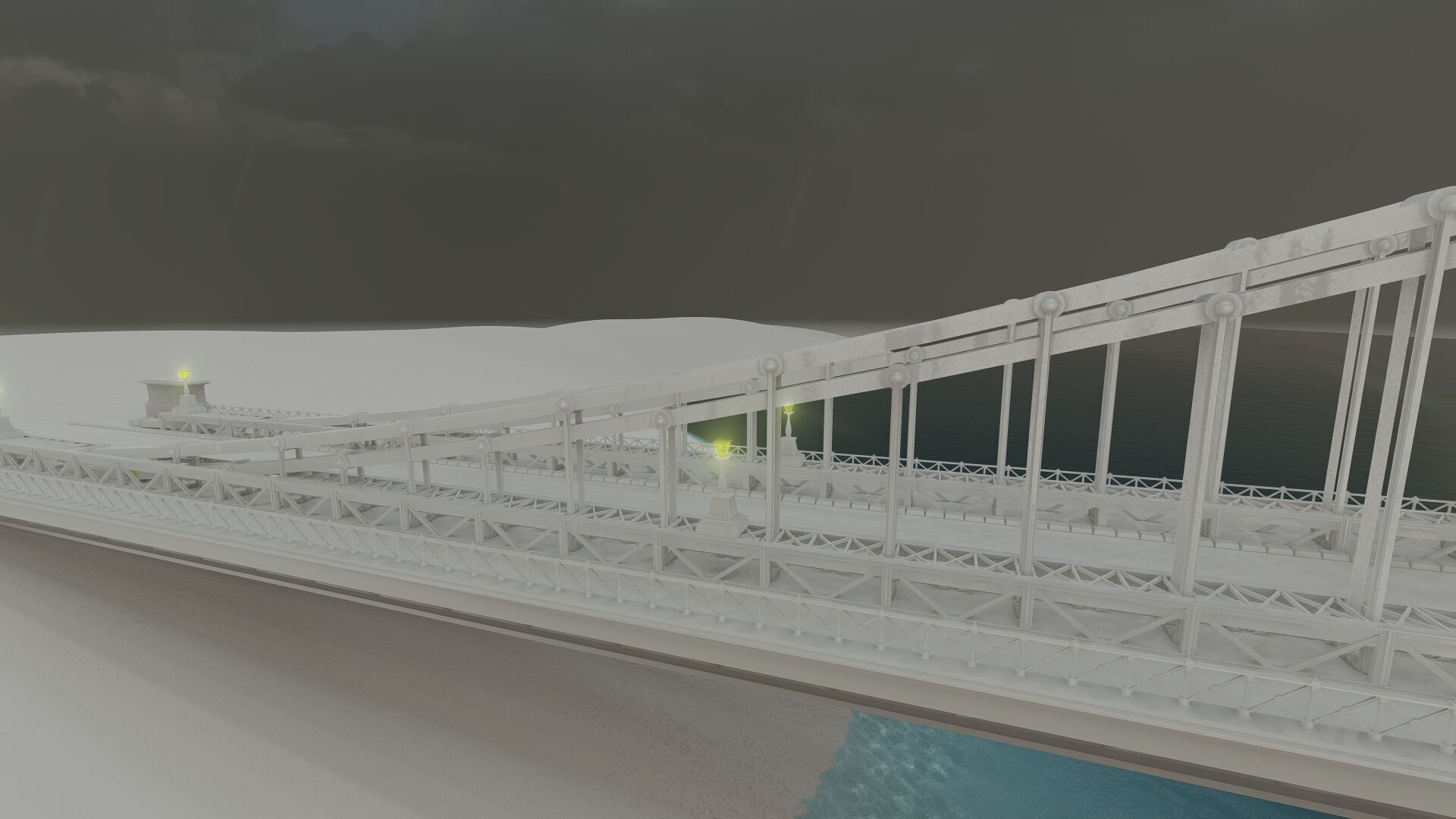 EUROPEAN HISTORICAL SUSPENDED BRIDGE 3D model_28