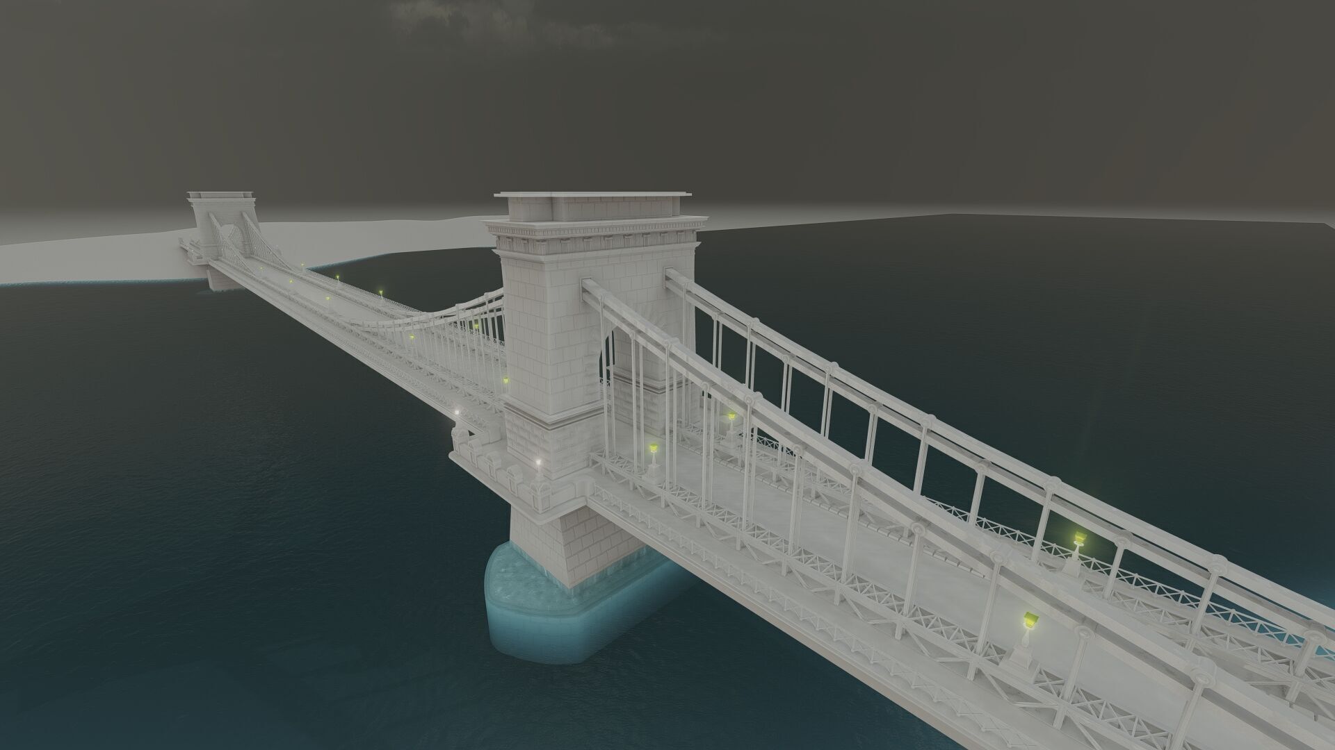 EUROPEAN HISTORICAL SUSPENDED BRIDGE 3D model_34