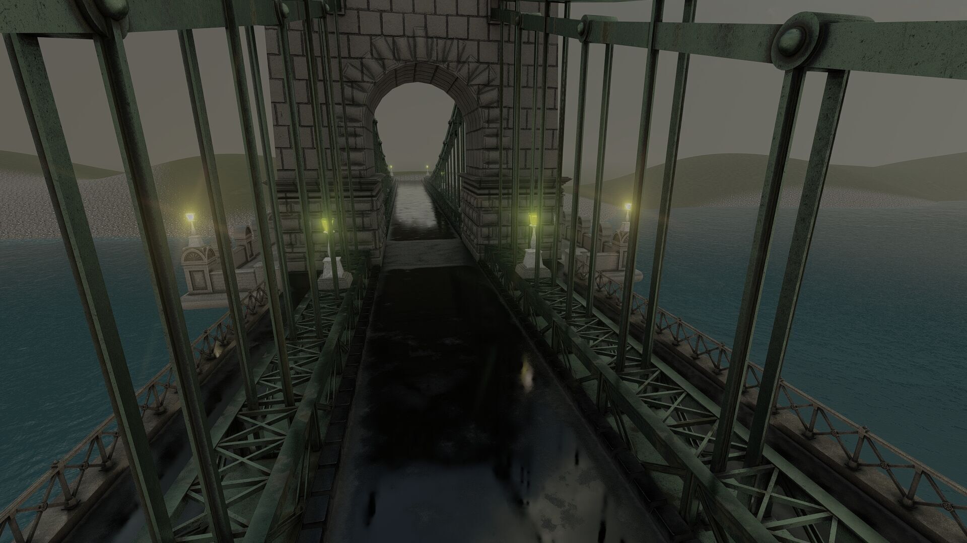 EUROPEAN HISTORICAL SUSPENDED BRIDGE 3D model_20
