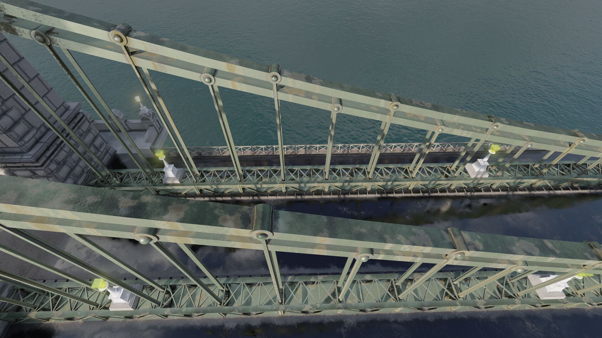 EUROPEAN HISTORICAL SUSPENDED BRIDGE 3D model_19