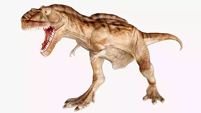 Tyrannosaurus Rex roaring 